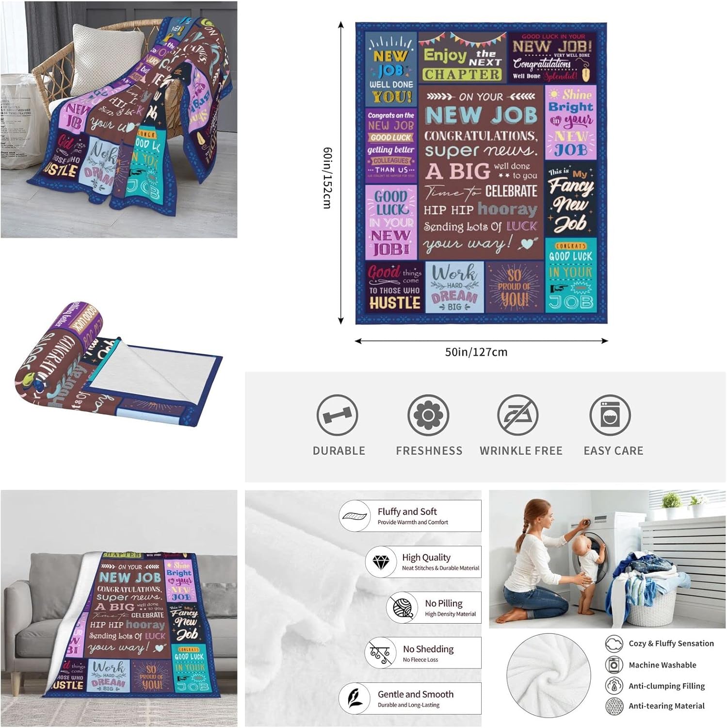 Sqovulw Nuevo regalo de trabajo para mujeres, regalos de promoción para mujeres, regalos de felicitaciones para mujeres, nuevo regalo de trabajo