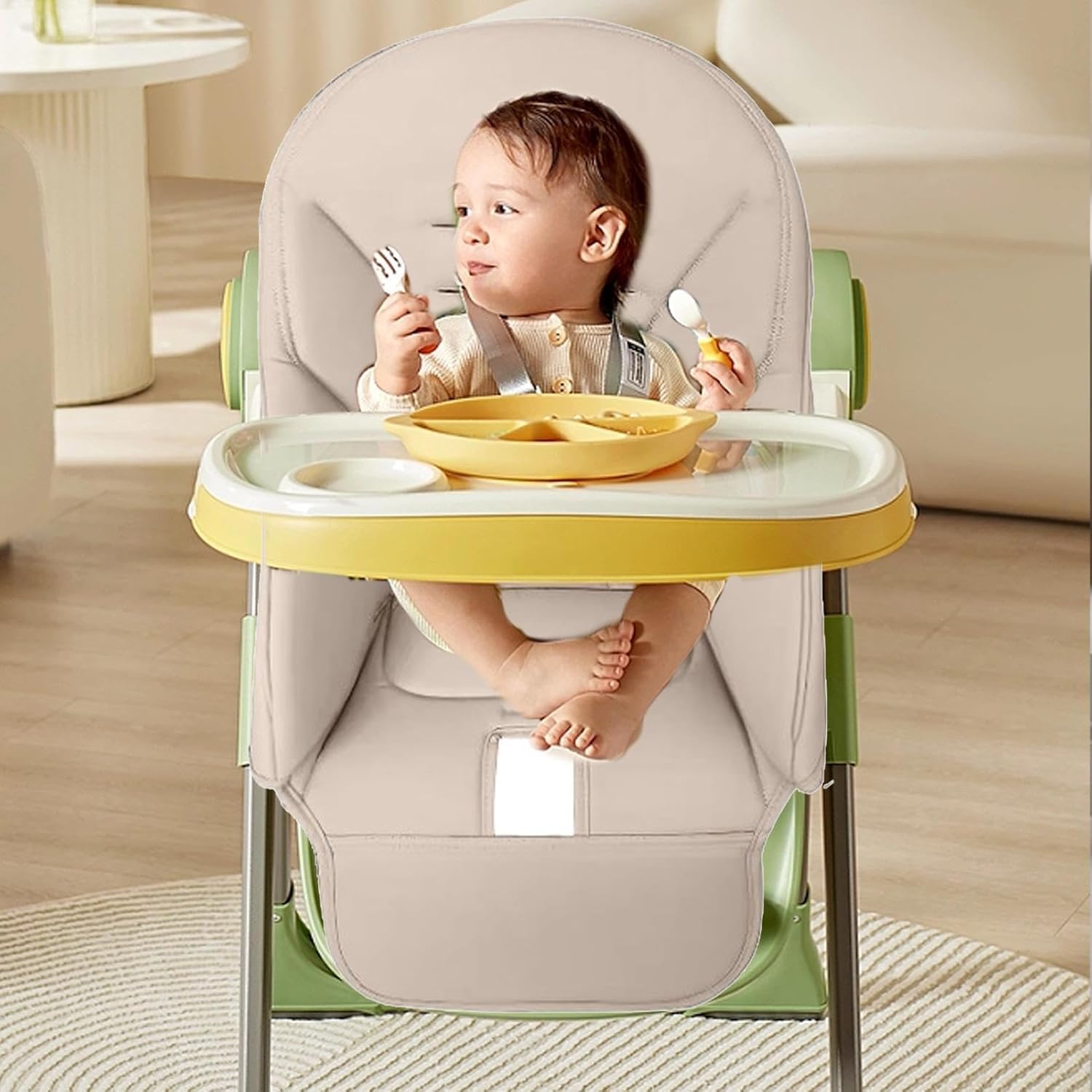 Fundas para silla alta para bebé, cojín de silla alta, funda de repuesto universal para silla alta Gracos, para silla alta Ingenuity