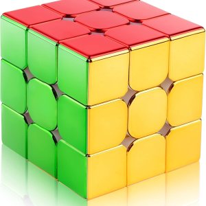 D-FantiX Cyclone – Cubo magnético original de velocidad para niños 3 x 3 pulgadas cubo mágico reflectante sin calcomanías rompecabezas de cubo D-FantiX Cyclone – Cubo magnético original de velocidad para niños 3 x 3 pulgadas cubo mágico reflectante sin calcomanías rompecabezas de cubo