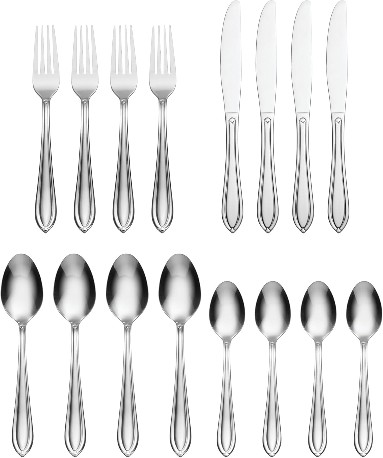 Hampton Forge Ginger Mirror – Juego de 16 piezas, 1.75 libras, metálico