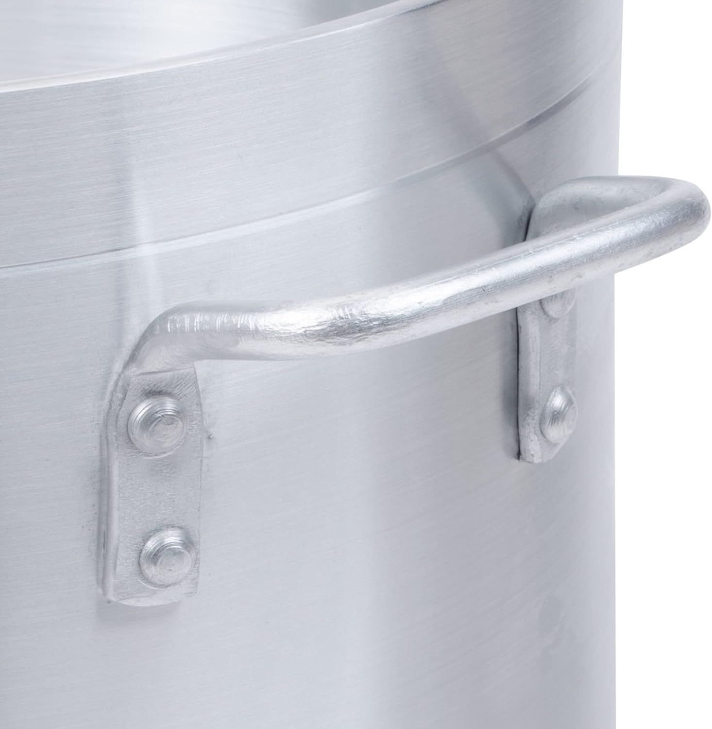 -Olla de aluminio de 100 cuartos de galón de alta resistencia – Olla multiusos para pasta, olla grande para estofado, olla a fuego lento, utensilios