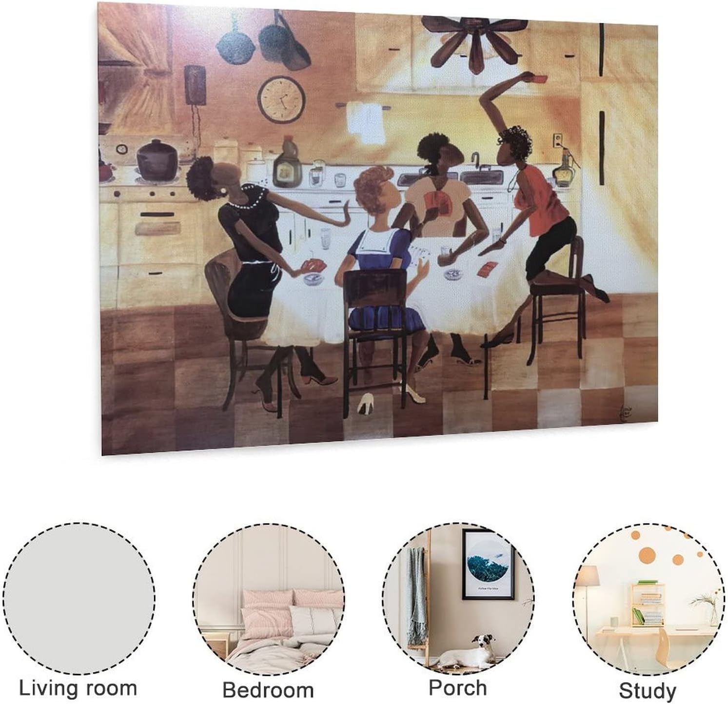Impresiones de pared Six No Uptown de Annie Lee, pintura al óleo, pósteres de decoración de habitación, lienzo para decoración de pared, decoración