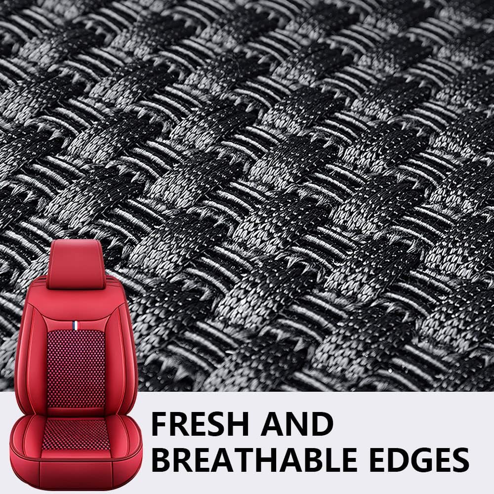 Funda de asiento delantera y trasera, para Cadillac CT4 CT5 CTS Escalade XTS, fundas interiores para la mayoría de los sedanes, SUV, camiones (juego
