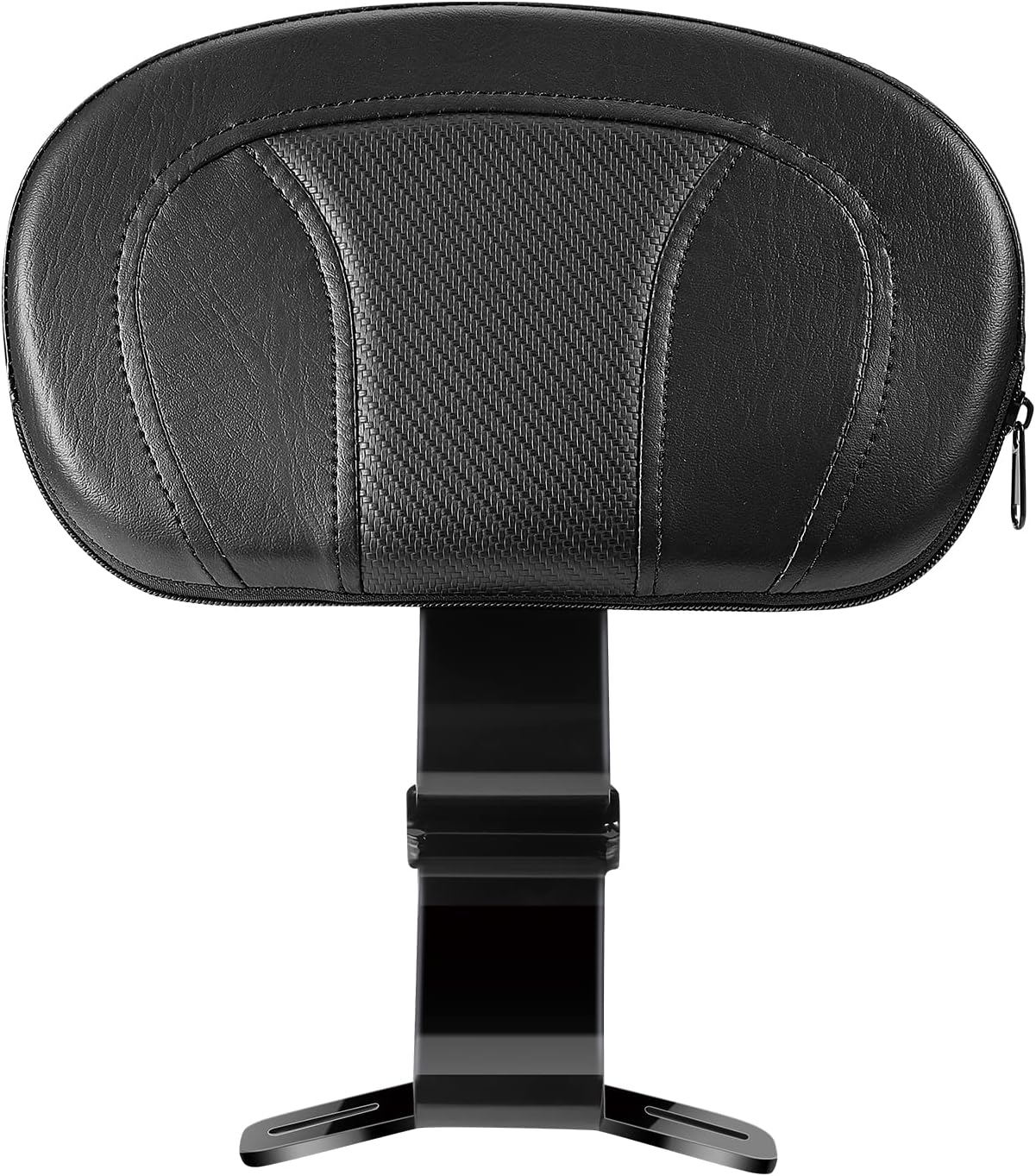 Almohadilla para respaldo delantero del conductor compatible con Harley Touring CVO Street Glide Electra Glide Road King Road Glide 2009-2022 (negro)