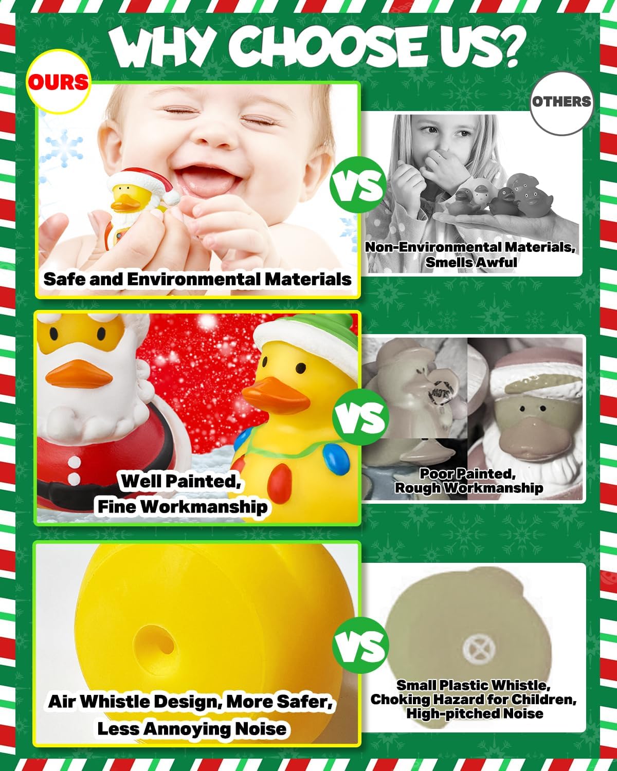 Calendario de Adviento de pato de goma 2023, juguetes de baño de patos de Navidad, calendario de Adviento para niños, patito de goma para patitos