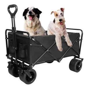 Carro de playa plegable con ruedas grandes todo terreno para arena, carros plegables resistentes con mango ajustable para exteriores, jardín, Carro de playa plegable con ruedas grandes todo terreno para arena, carros plegables resistentes con mango ajustable para exteriores, jardín,