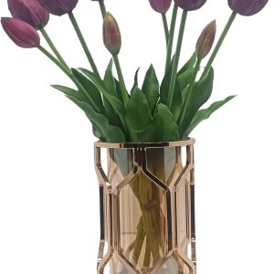 10 tulipanes de cabeza de flor de imitación de múltiples pétalos, tacto real para decoración del hogar, hotel y oficina, muebles de boda, ramo de 10 tulipanes de cabeza de flor de imitación de múltiples pétalos, tacto real para decoración del hogar, hotel y oficina, muebles de boda, ramo de