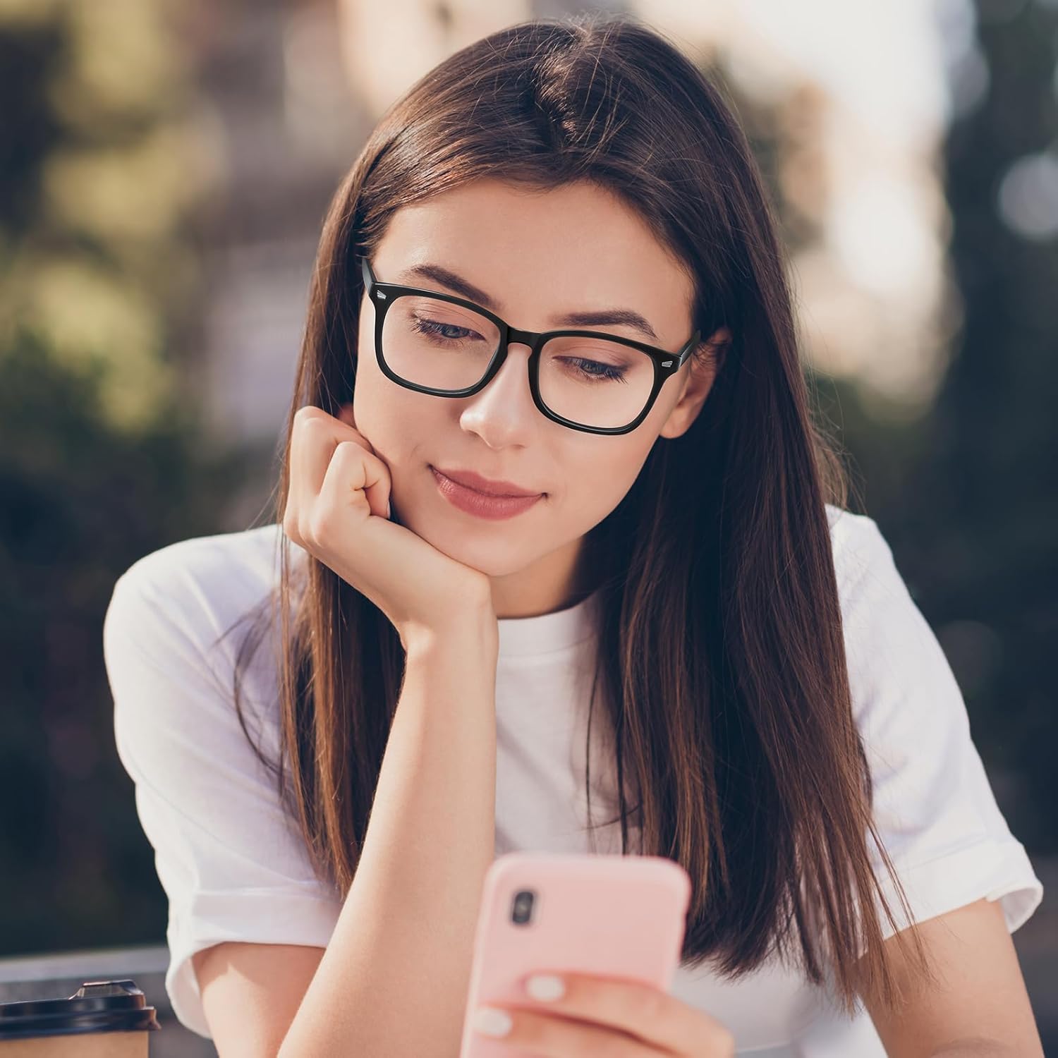 Lentes de lectura para mujer, con bloqueo de luz azul, filtro UV, cuadrados, ligeros, para hombres y mujeres