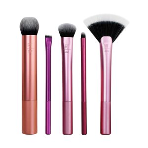 Real Techniques Artist Essentials – Juego de brochas de maquillaje, para base, rubor, iluminador, sombra de ojos y delineador, herramientas de Real Techniques Artist Essentials – Juego de brochas de maquillaje, para base, rubor, iluminador, sombra de ojos y delineador, herramientas de