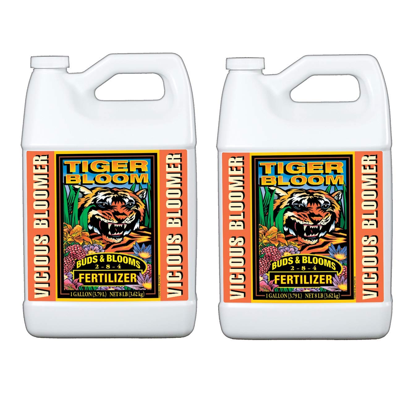 Fertilizante líquido concentrado para plantas Tiger Bloom, 2 galones  FX14020