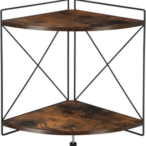 Estante esquinero de 2 niveles, organizador de encimera de baño, organizador de estante de encimera de cocina, estante de escritorio de madera, Estante esquinero de 2 niveles, organizador de encimera de baño, organizador de estante de encimera de cocina, estante de escritorio de madera,