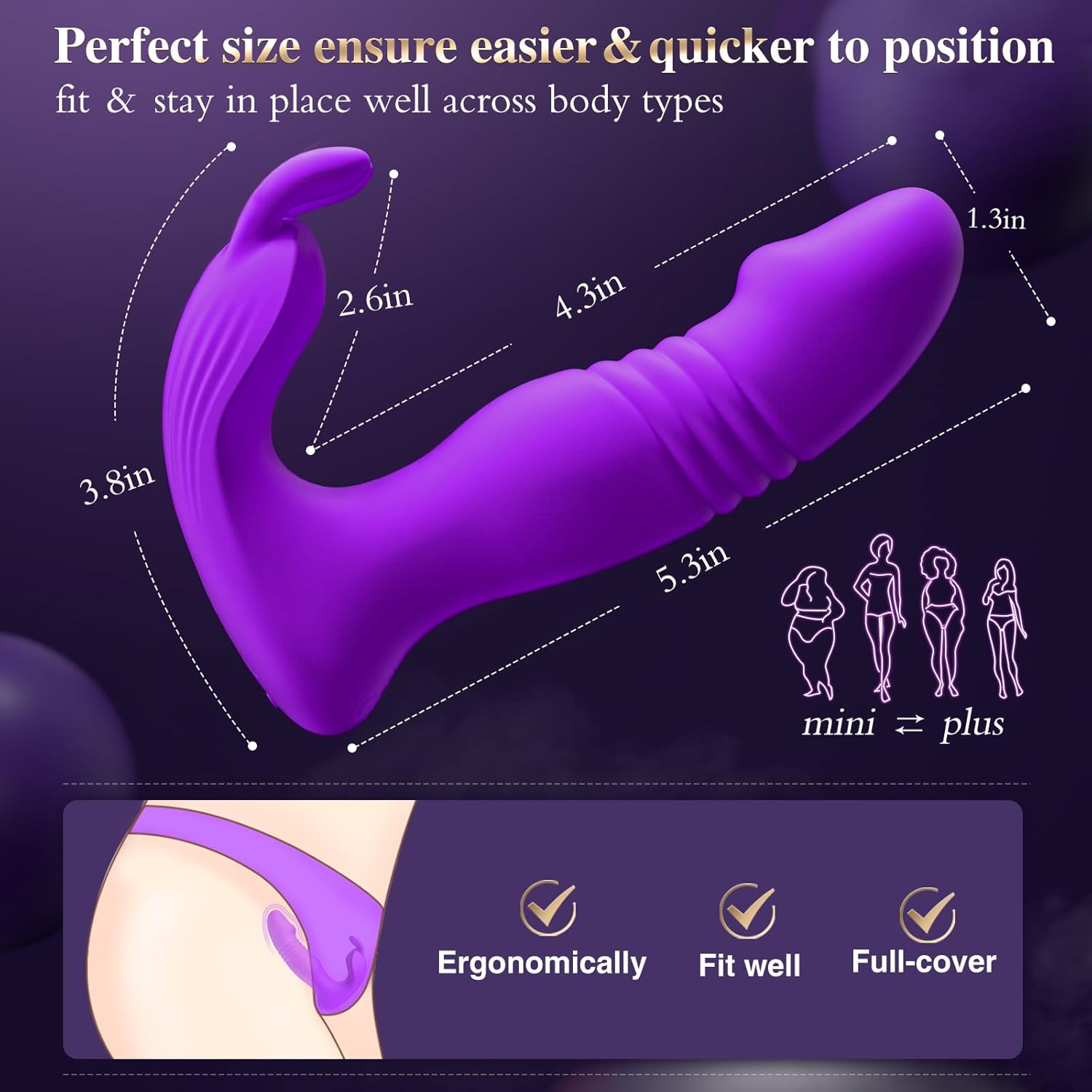 Juguetes sexuales para adultos para mujeres  Aplicación 3 en 1, vibrador remoto portátil, juguete sexual rosa, herramientas de placer sexual para