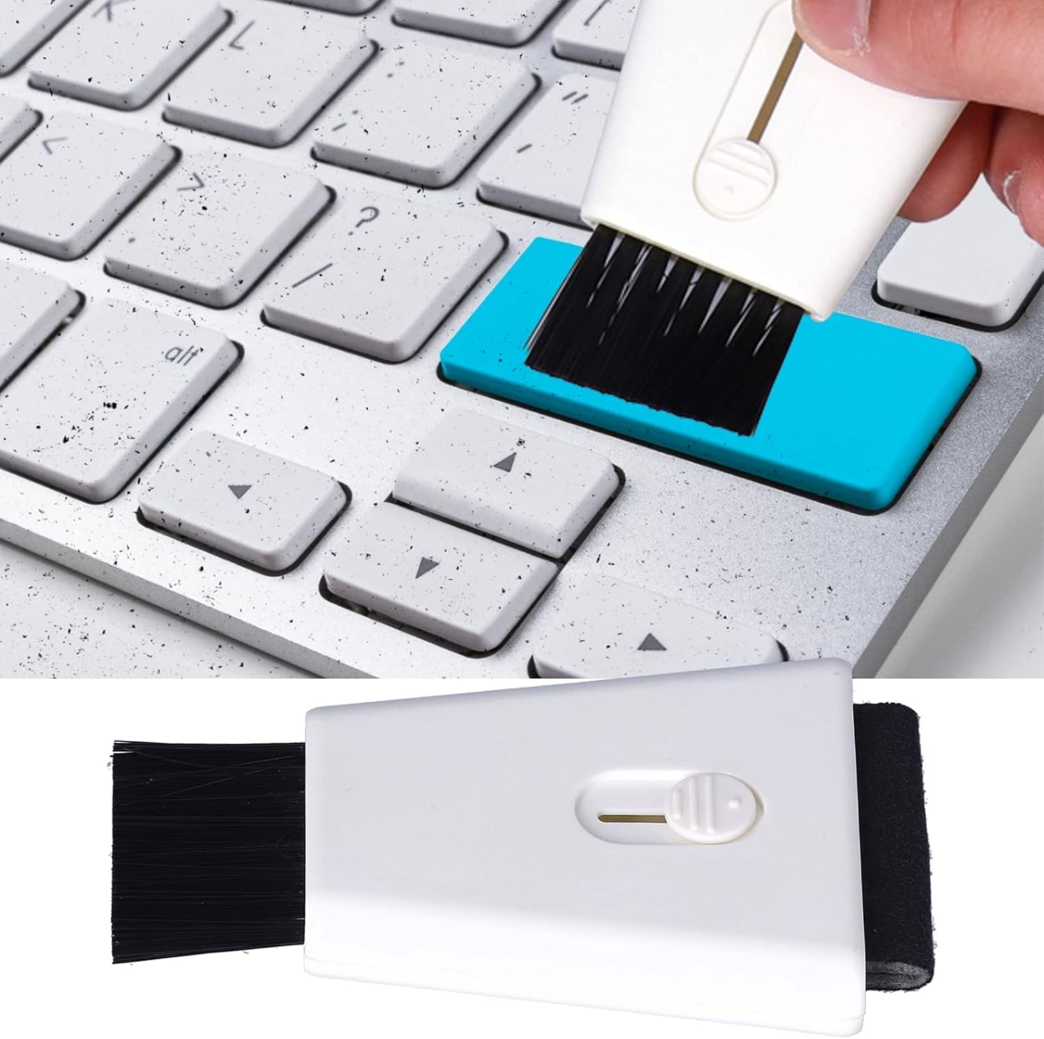 5 Pcs Computer Keyboard Cleaner Brush, Digital Product Screen Soft Crevice ABS Double Head Design Laptops Mobile Electronic Kit Monitor Cell Phone