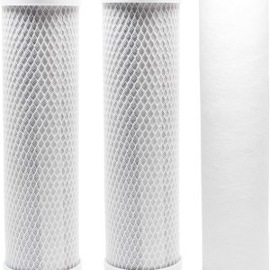 WaterPur CCI-10-CLW – Filtro de carbón activado granular de 10.0 in, cartucho universal de 10 pulgadas para carcasa de filtro de agua transparente WaterPur CCI-10-CLW – Filtro de carbón activado granular de 10.0 in, cartucho universal de 10 pulgadas para carcasa de filtro de agua transparente