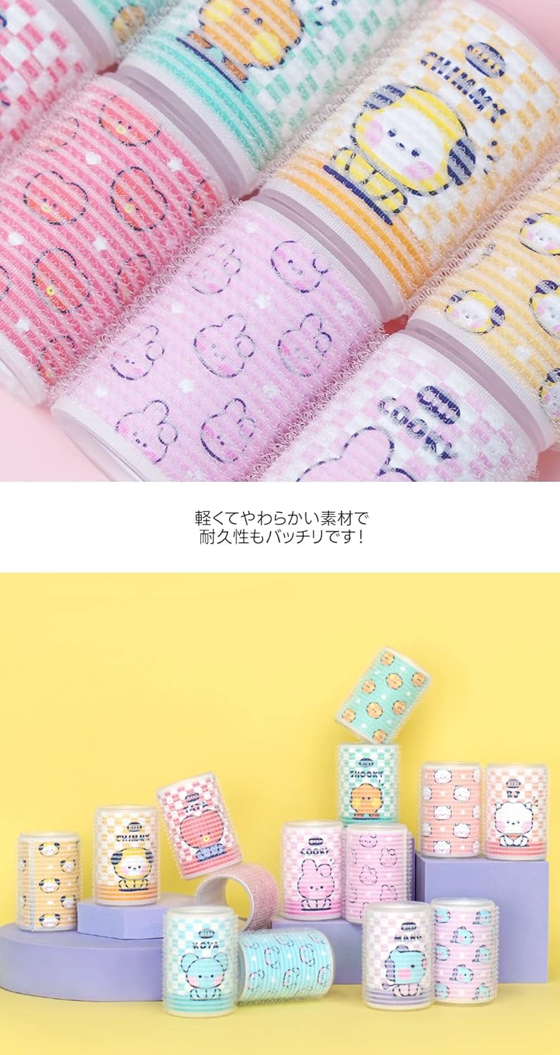BT21 Minini – Rollo de cabello (2 unidades)