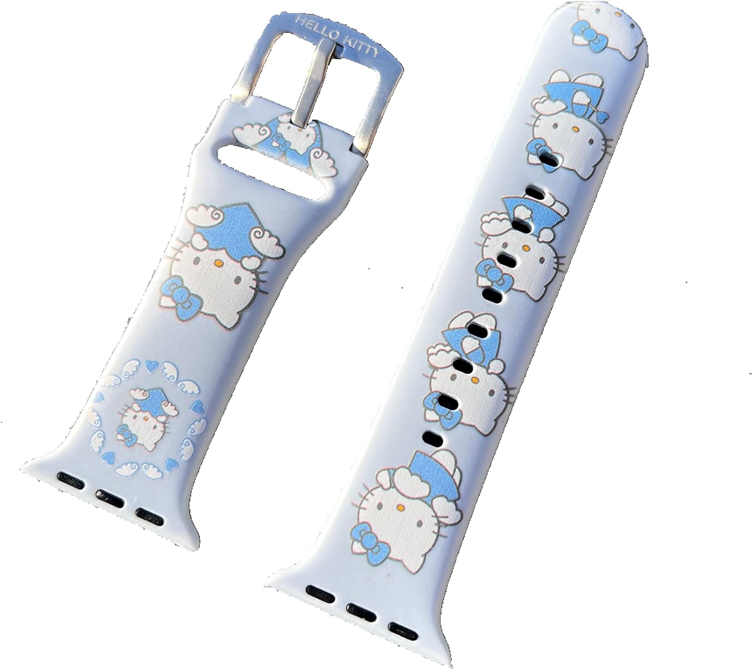 Correa de silicona para Apple Watch de Hello Kitty para 38401.614 in para Series 7654321SE