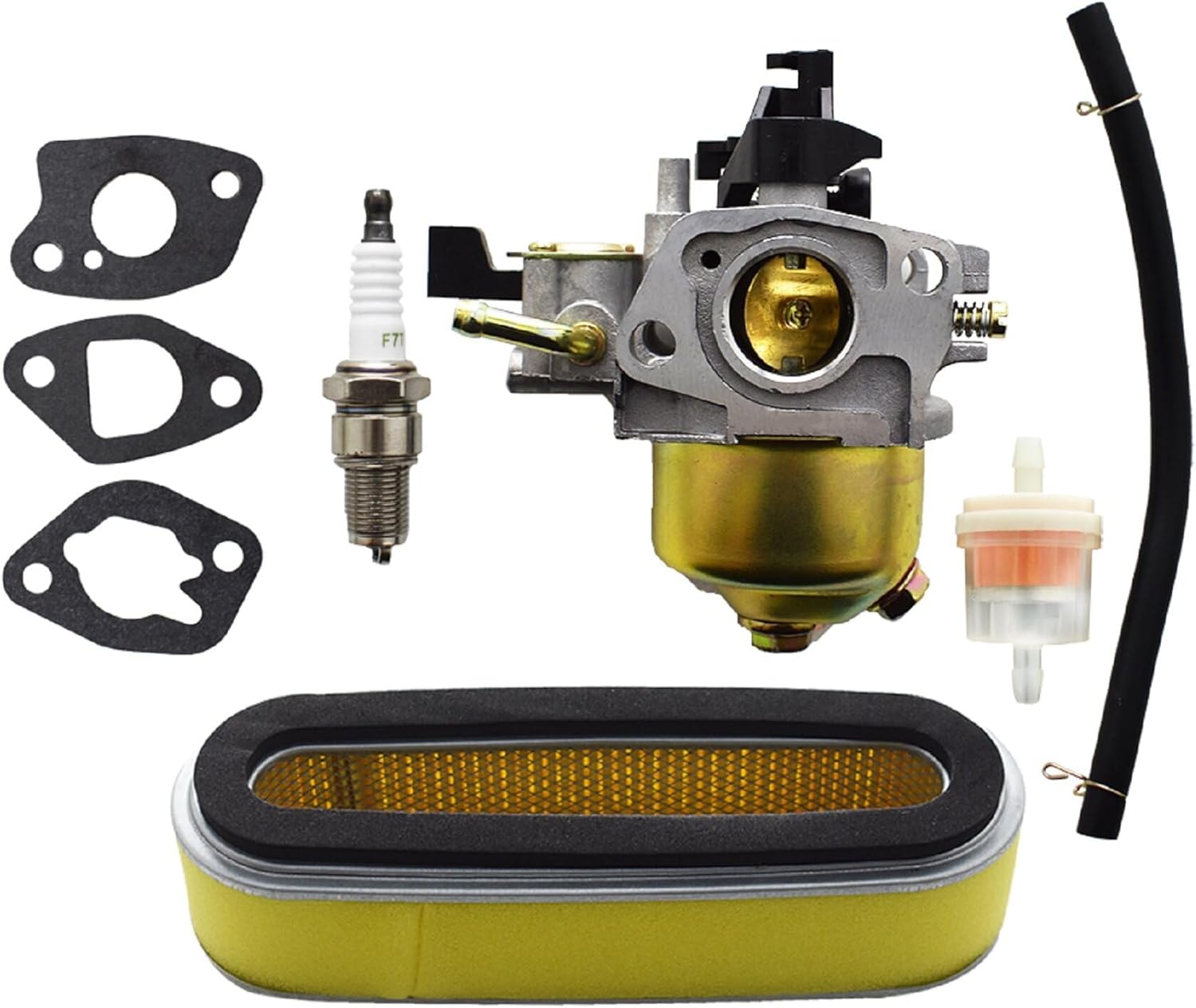 munirater Repuesto de carburador GXV120 para Honda HR214 HR215 HR194 HR195 HR214 HRA214 HR215 HR216 HRA216 HRC216 GXV120 GXV140 GXV16 0 Motor Motor