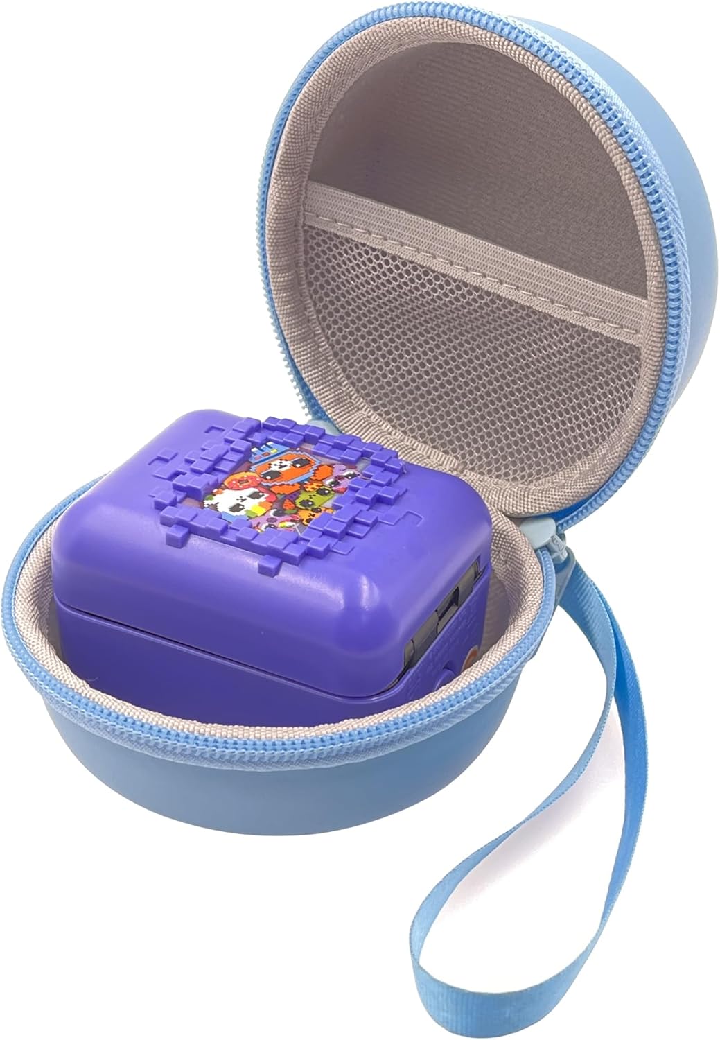 LeoTube Estuche rígido de EVA compatible con Bitzee Digital Pet Interactive Virtual Toy, soporte de viaje de almacenamiento para mascotas