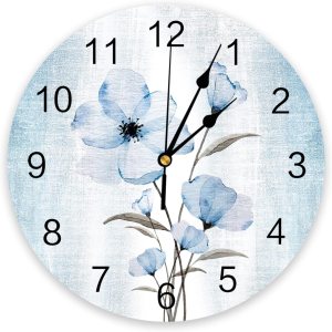 Silent – Reloj de pared decorativo sin tictac para cocina, dormitorio, baño, oficina, sala de estar, lavandería, hogar, funciona con pilas, reloj de Silent – Reloj de pared decorativo sin tictac para cocina, dormitorio, baño, oficina, sala de estar, lavandería, hogar, funciona con pilas, reloj de