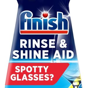 Finish Finish – Ayudante de enjuague y brillo para lavavajillas  Limón  13.5 fl oz  Para gafas secas y prevención de manchas Finish Finish – Ayudante de enjuague y brillo para lavavajillas  Limón  13.5 fl oz  Para gafas secas y prevención de manchas