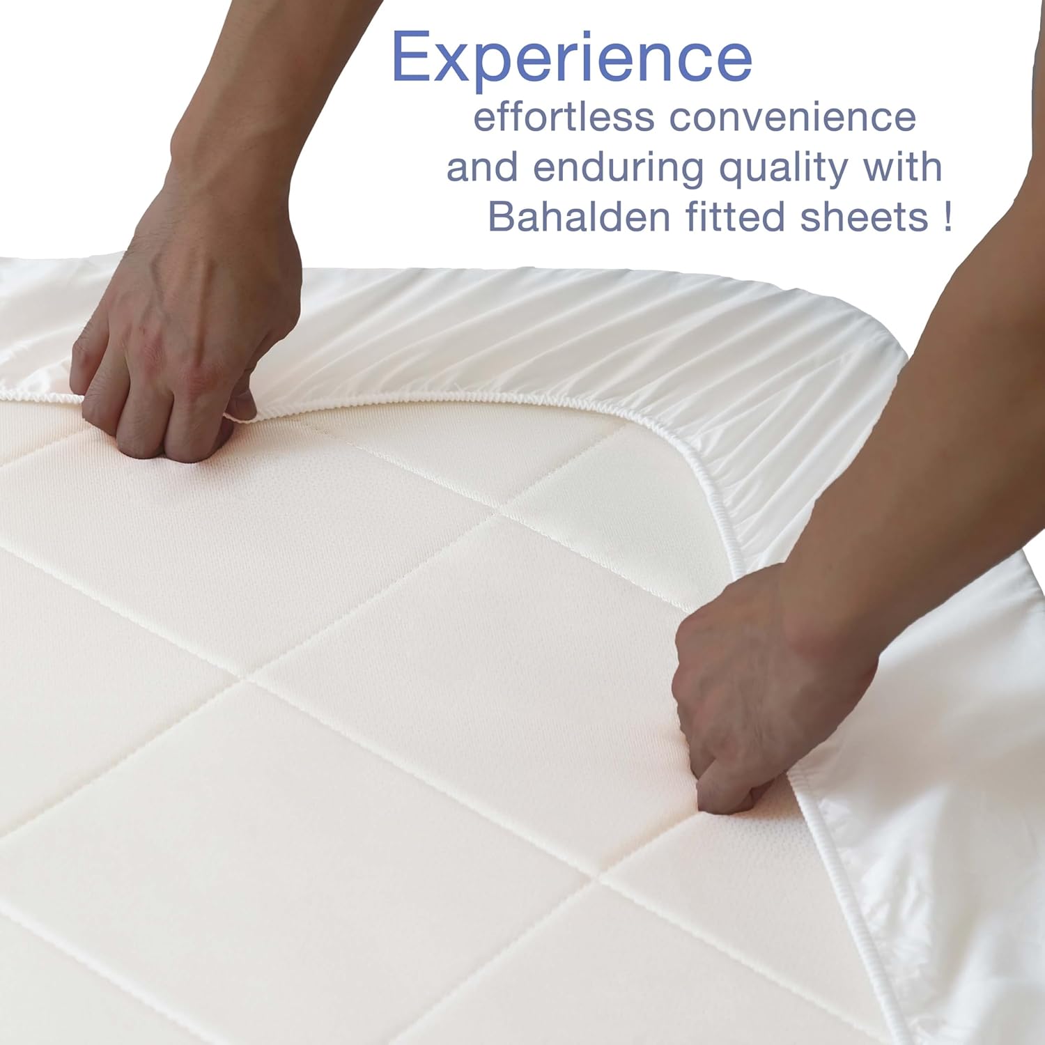 Bahalden Sábana bajera de alta calidad, comodidad y durabilidad superiores, sábana inferior resistente a la decoloración y a las arrugas con diseño