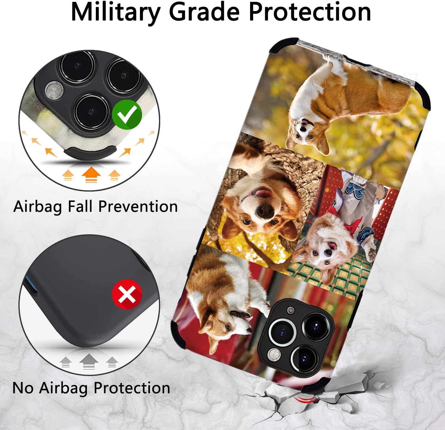 Funda de teléfono personalizada con múltiples imágenesfotos para iPhone 16 15 14 13 12 11 Pro Max Mini XR X Xs Max 8 7 6 Plus 5 se 2022, funda