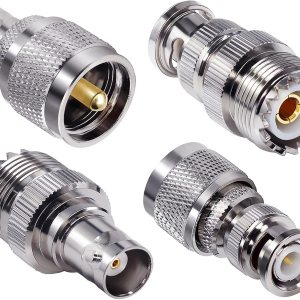 4 unids PL259 SO239 a BNC adaptador de cable coaxial, kit adaptador BNC a UHF macho a hembra Cable cambiadores de género Kit de conector coaxial 4 unids PL259 SO239 a BNC adaptador de cable coaxial, kit adaptador BNC a UHF macho a hembra Cable cambiadores de género Kit de conector coaxial