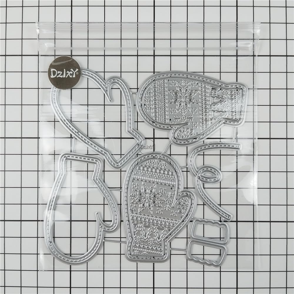 DzIxY Troqueles de corte de metal para kit de fabricación de tarjetas, troqueles de papel en relieve, plantillas de máquina de álbumes de recortes,