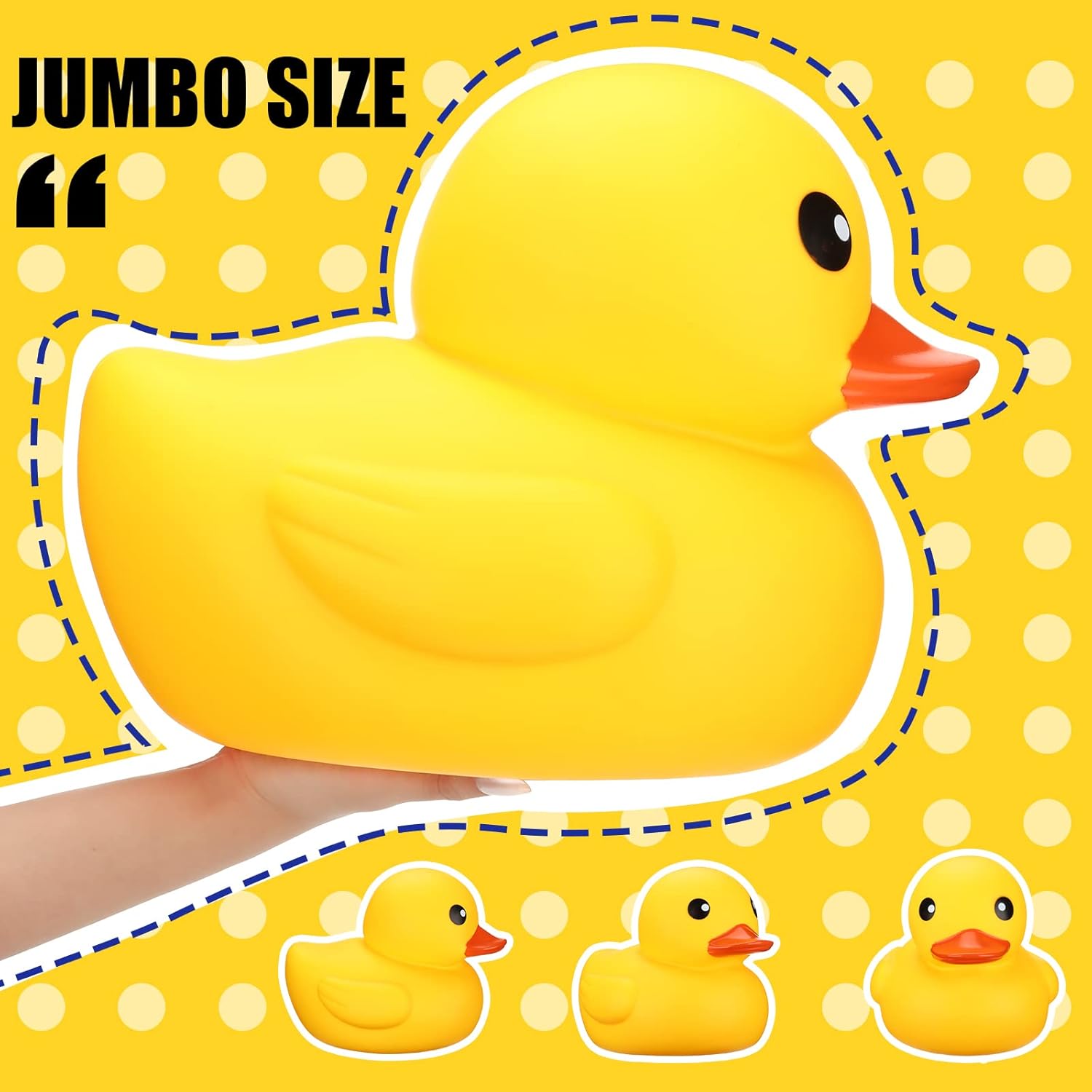 Leitee Pato de goma jumbo Pato gigante de goma grande para revelación de género, pato de goma de 13 pulgadas, juguete de baño para baby shower,