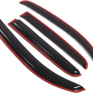 Protector de lluvia para ventana de automóvil Viseras en el canal Deflectores de ventana lateral Protectores de lluvia para visera de Windows Protector de lluvia para ventana de automóvil Viseras en el canal Deflectores de ventana lateral Protectores de lluvia para visera de Windows