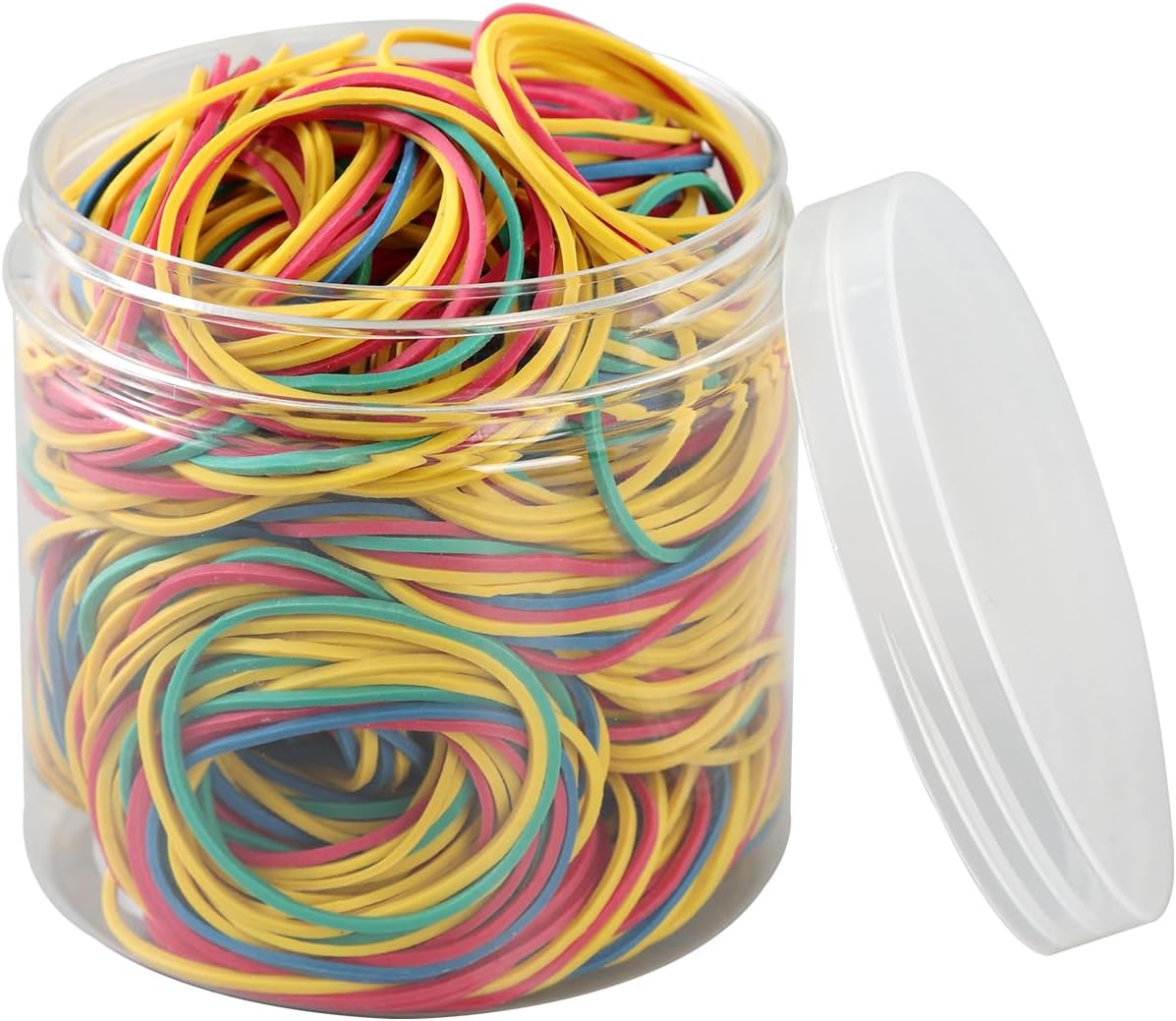 ZZJMCH 600 bandas de goma pequeñas de 1 pulgada, bandas elásticas de goma de uso general, bandas elásticas resistentes para el hogar, oficina,