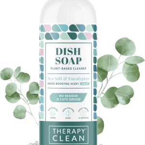 Therapy Clean – Jabón para platos, fragancia 100% natural, líquido para lavar platos a base de plantas (Sal marina y eucalipto (calma y calma), 16 Therapy Clean – Jabón para platos, fragancia 100% natural, líquido para lavar platos a base de plantas (Sal marina y eucalipto (calma y calma), 16