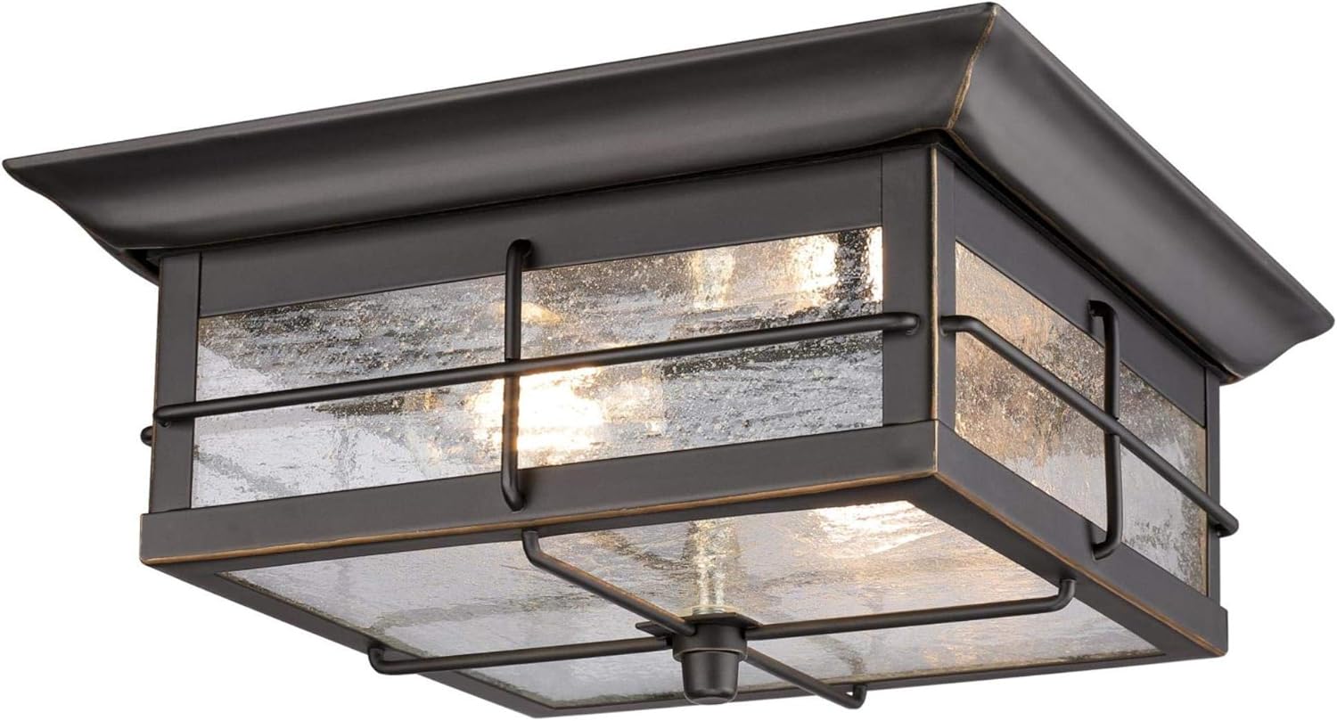 Westinghouse Lighting 6204800 Orwell – Lámpara de 2 luces y montaje empotrado para exteriores