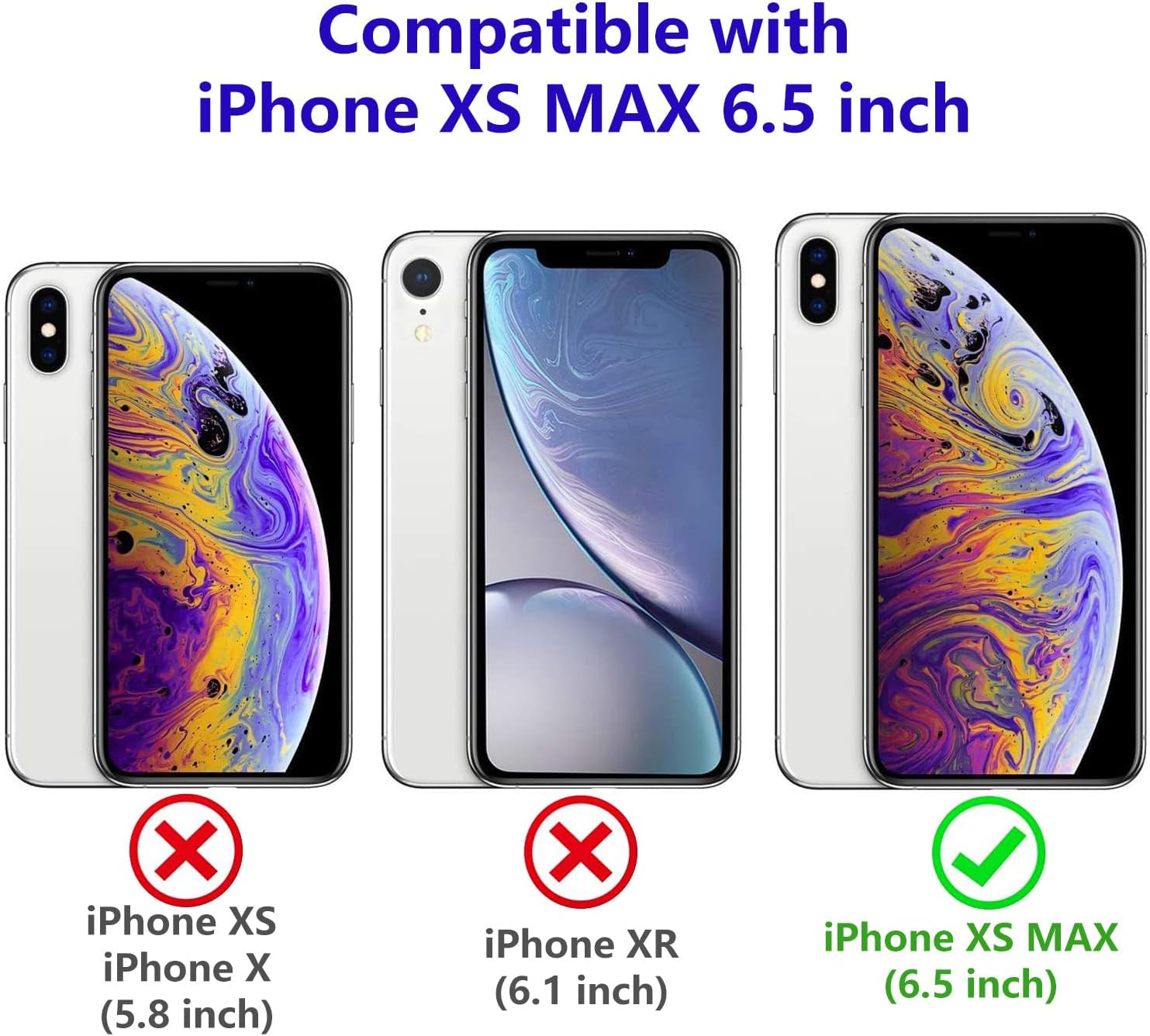 TORRTOWAY Funda para iPhone Xs Max, soporte magnético integrado para automóvil, a prueba de golpes, funda protectora para iPhone Xs Max (rosa)