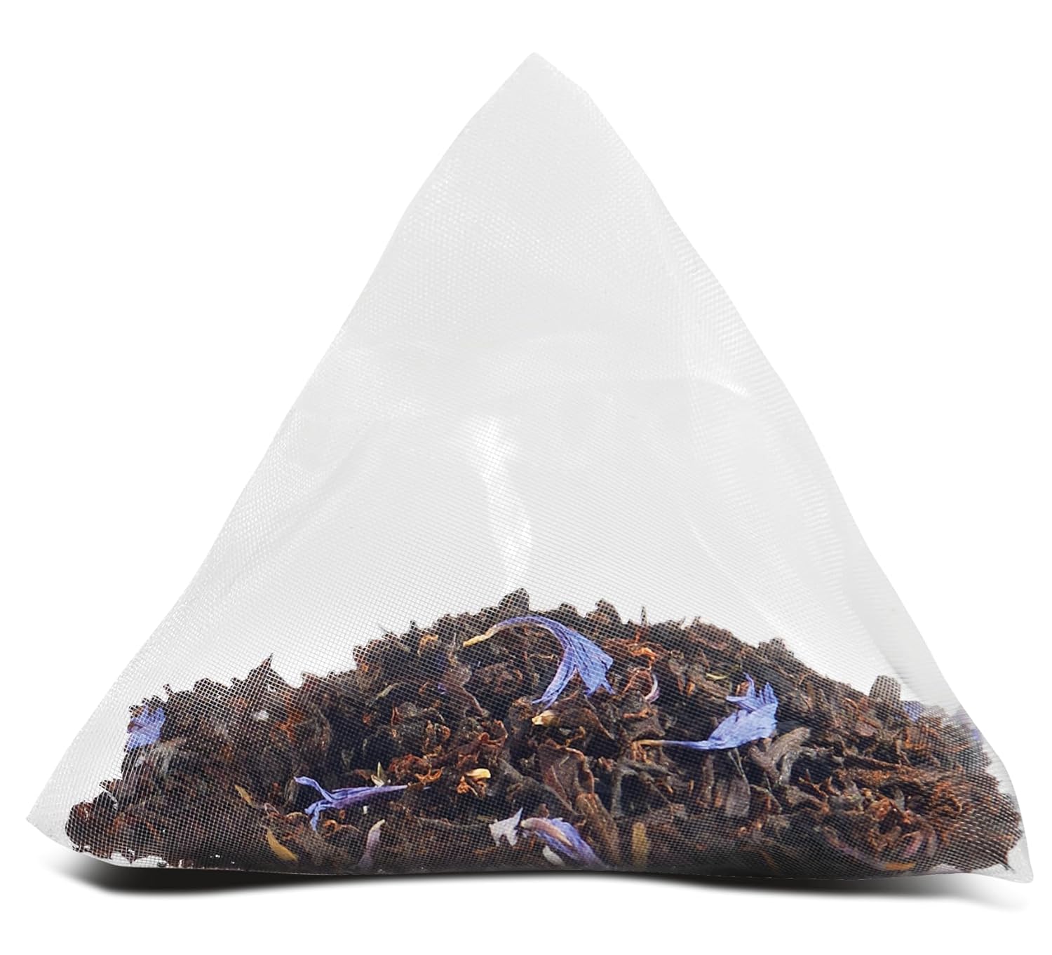 Two Leaves and a Bud Bolsas de té Earl Grey orgánico, té negro con cafeína de hoja entera en sobres compostables, té negro con cafeína saborizado