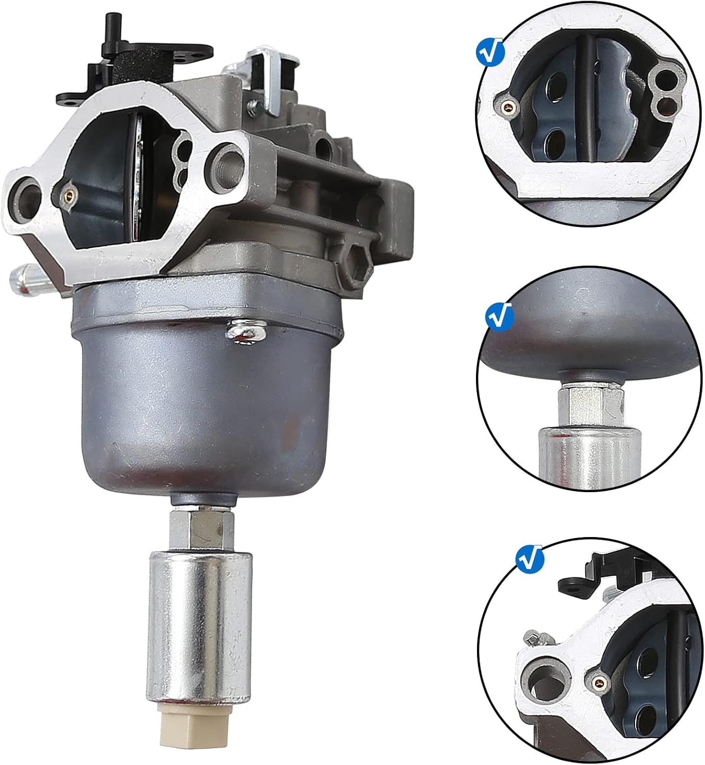 799727 Repuesto de carburador para Brigs – Straton 331877 33R877 31P977 Reemplazo para Nikki 792036 795366 799256 698945 695353 697216 Reemplazo
