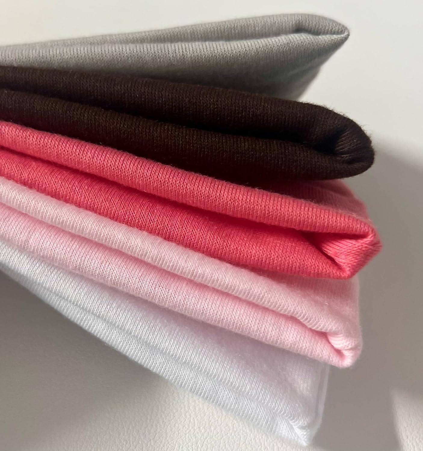 TERSE Diademas de tela para mujer, bandas para el cabello rosa para mujer, antideslizantes, de tela suave, banda fina para la cabeza, bandas