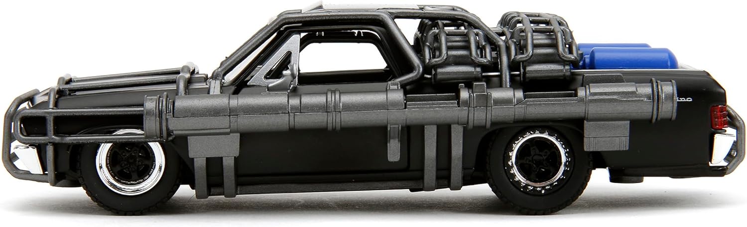 1967 Chevy El Camino con cañones Matt Black Fast X (2023) Serie de películas 132 Modelo de automóvil fundido a presión por Jada 34733