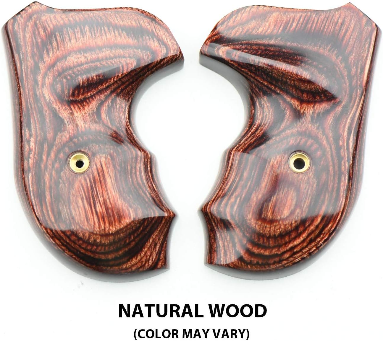Altamont – Puños redondos para revólver S&W J  Bateleur  Puños de pistola de madera real para Smith & Wesson J Frame Round Butt .38 Special y