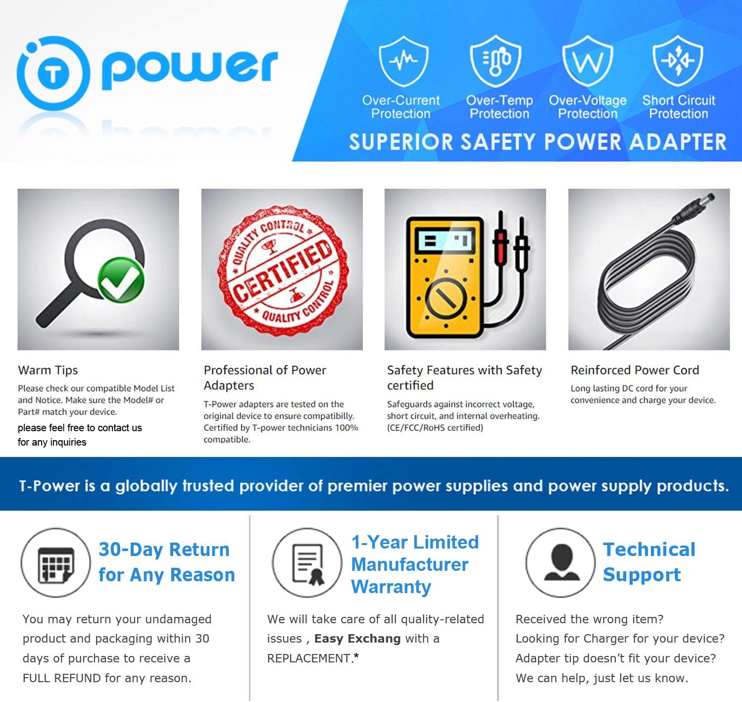 T-Power – Adaptador de coche para Tomtom GPS Go Live a través de 825 120 1400, t, m, 1405 1430 1435 TM 1500 1530 t,m Adaptador automático de barco +