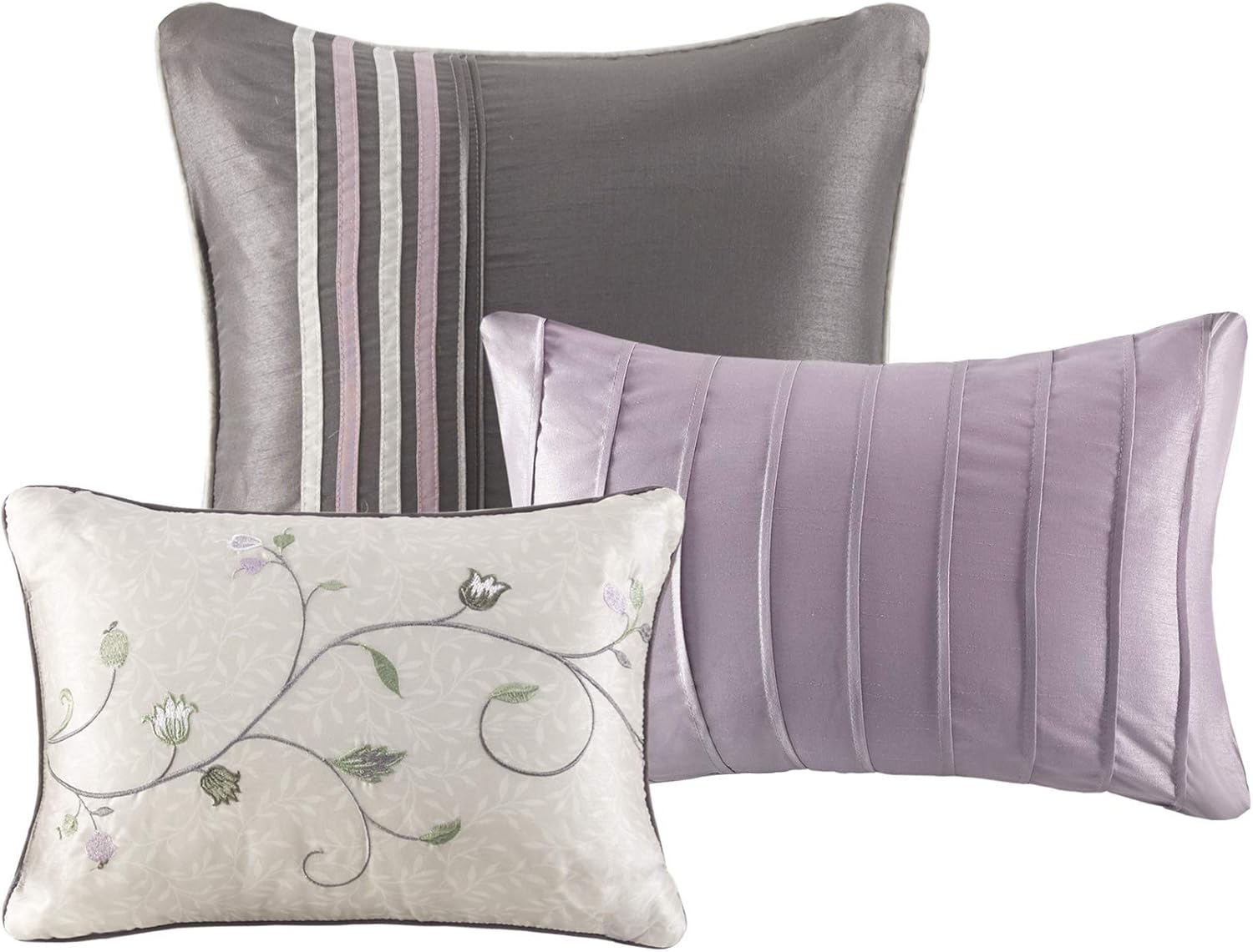Juego Madison Park All Season, falda de cama a juego, almohadas decorativas