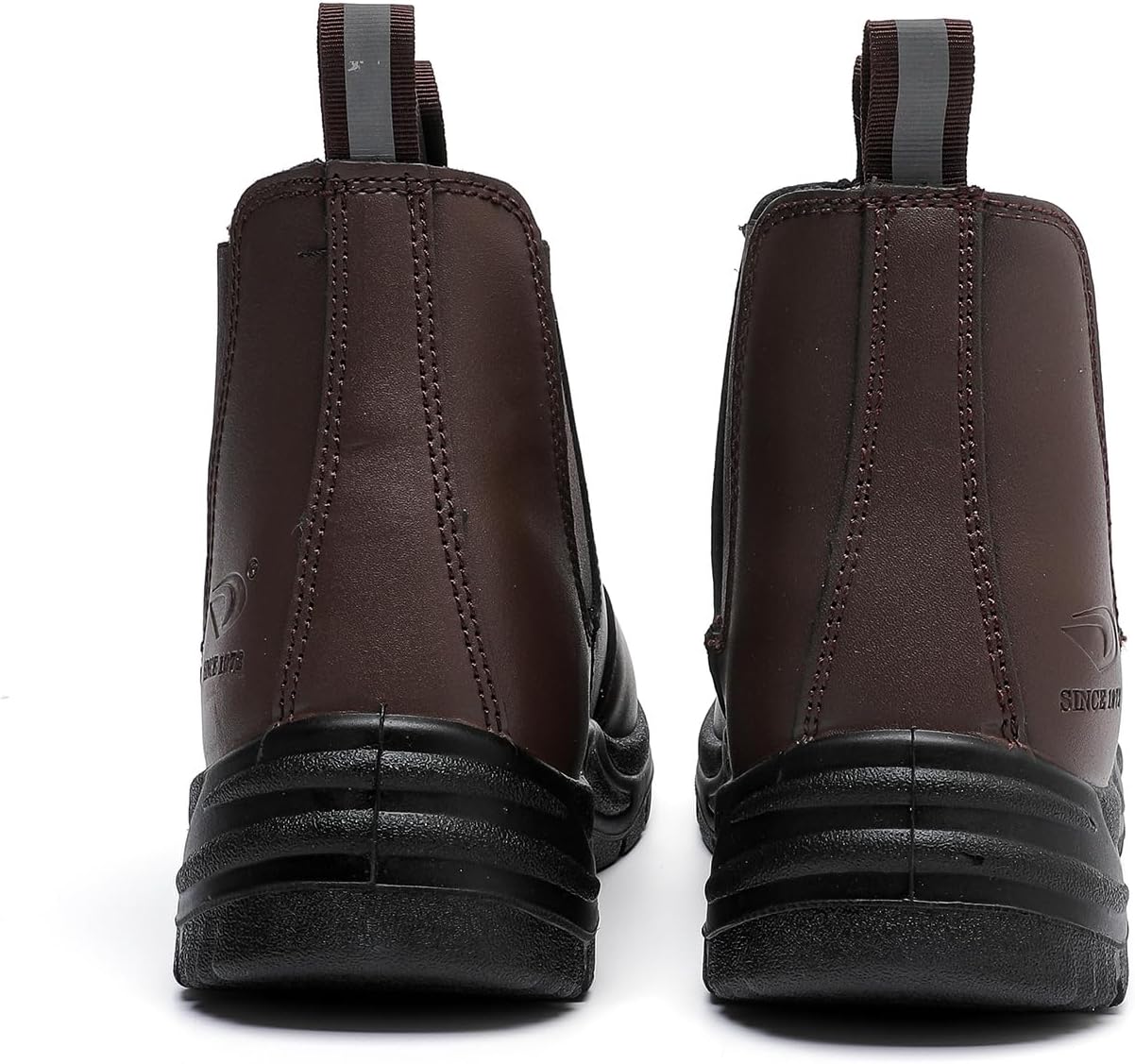 DRKA – Botas de trabajo con punta de acero para hombre, antideslizantes, impermeables y antipinchazos, zapatos de seguridad para trabajar