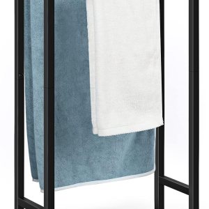 Toallero independiente, toallero de acero inoxidable de 2 niveles para baño, soporte para secado de toallas de mano, soporte para toallero, soporte Toallero independiente, toallero de acero inoxidable de 2 niveles para baño, soporte para secado de toallas de mano, soporte para toallero, soporte