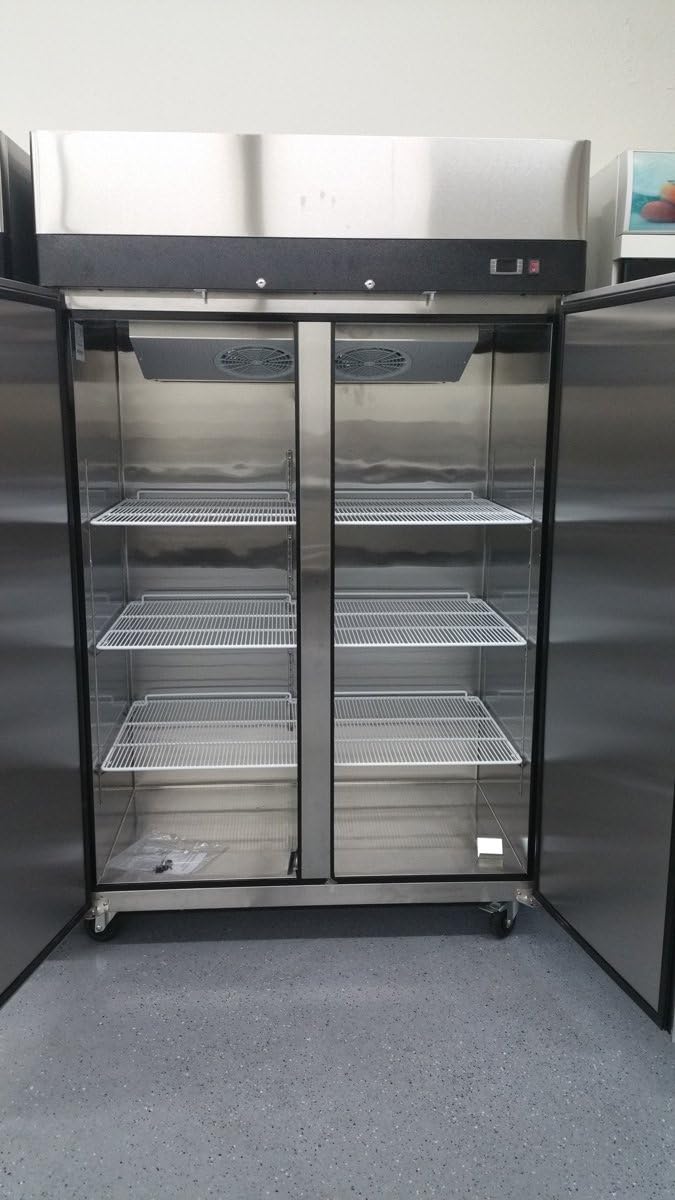 Alcance de acero inoxidable de 2 puertas en congelador comercial – MBF8002