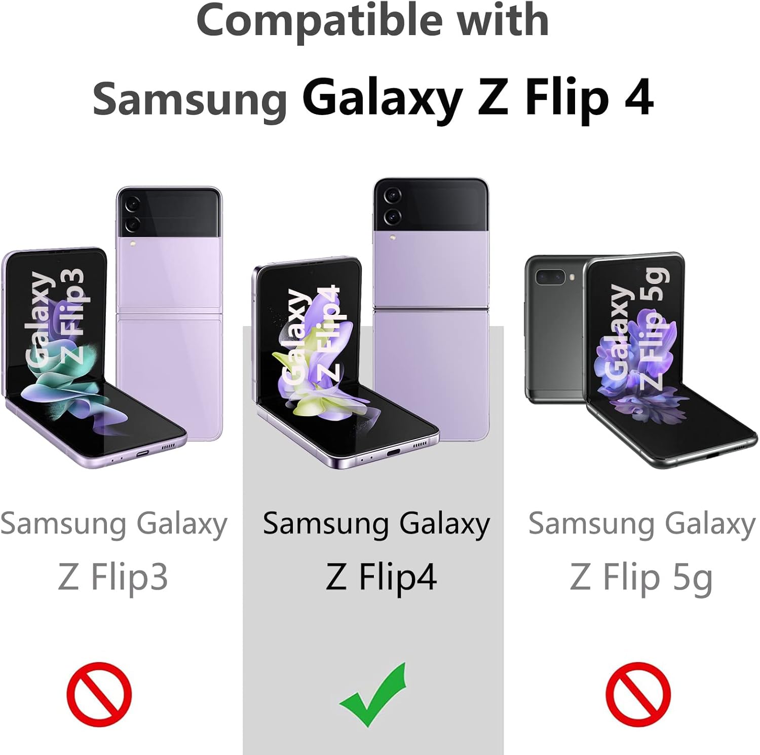Funda magnética para Samsung Galaxy Z Flip 4 compatible con MagSafe color neón degradado, protector de lente de cámara integrado, suave al tacto,