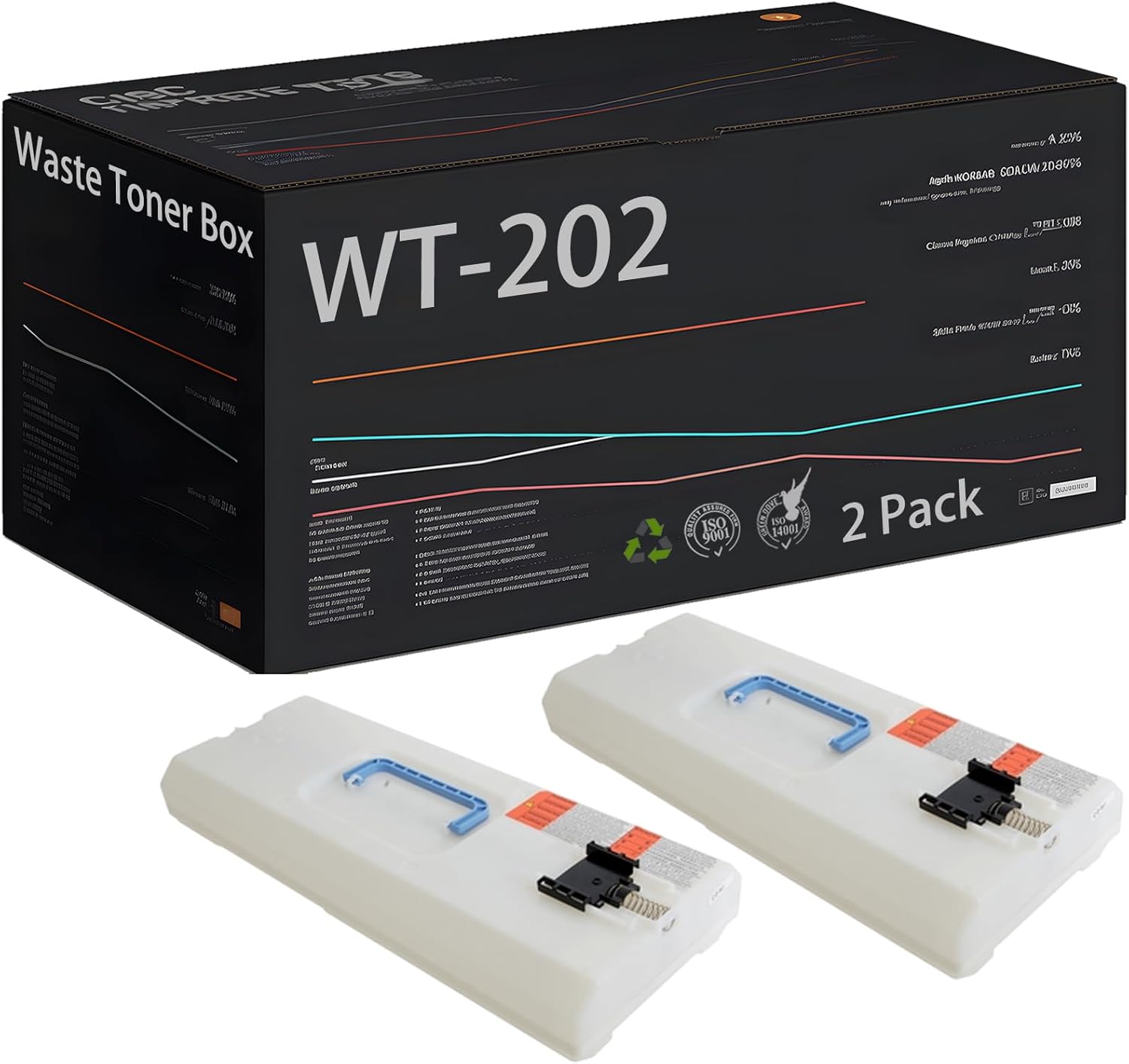 WT-202 WT202 Caja de tóner residual compatible con Canon imageRUNNER Advance DX 6000i C3725i C3730i C3826i C3830i C3835i C5735i C5740i C5750i C5760i