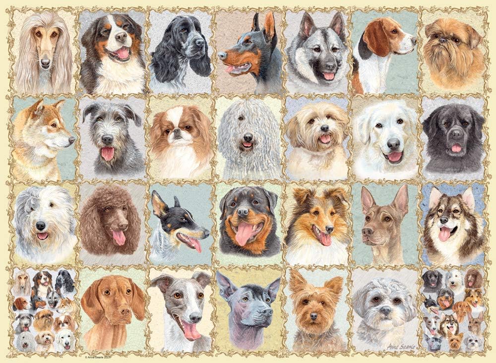 Ravensburger 16758 Mutt Shots – Rompecabezas de 500 piezas para adultos y niños de 10 años en adelante. Un encantador rompecabezas para perros