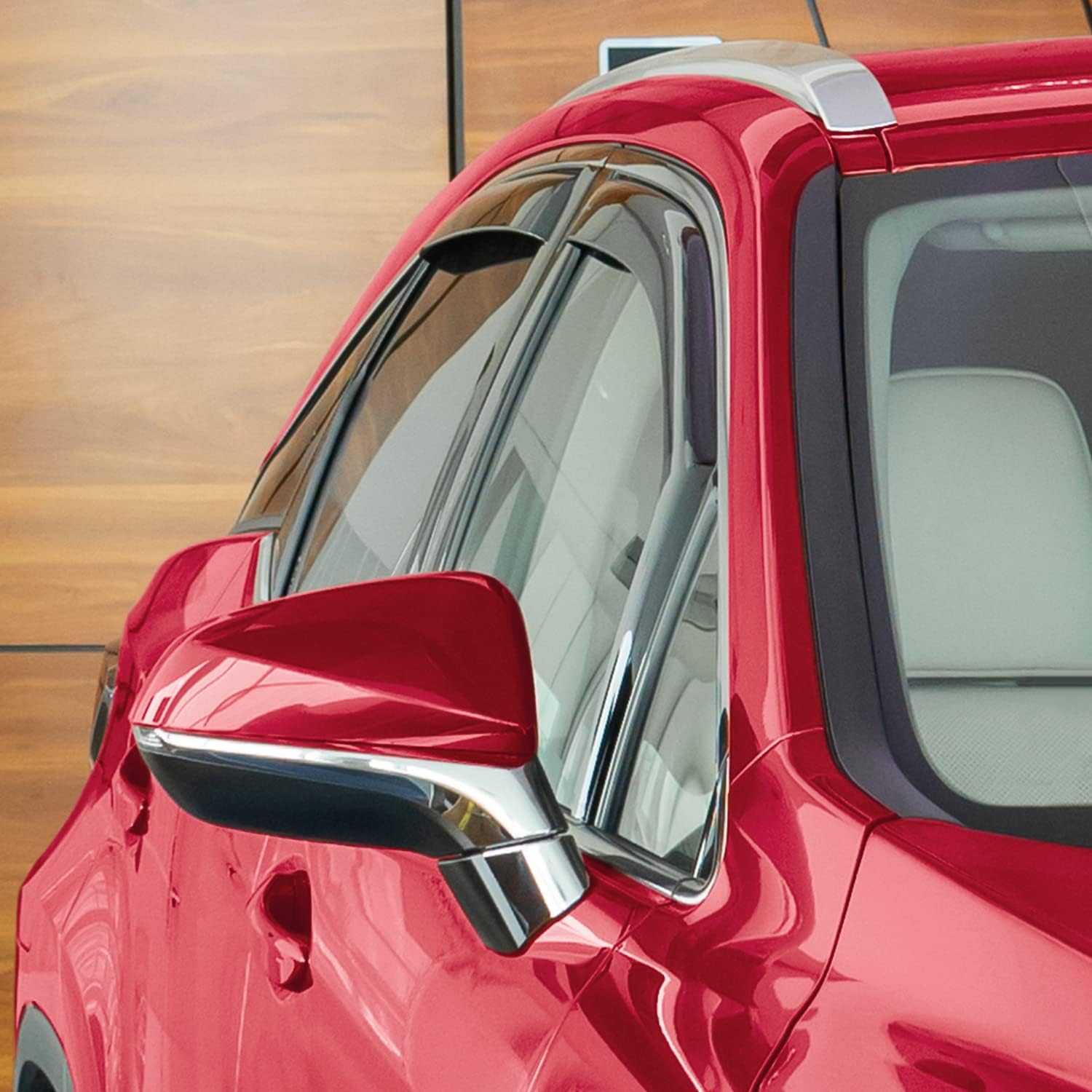 Voron Glass Protectores de lluvia extra duraderos en canal para Lexus RX 350, 450H 2016-2023, deflectores de ventana, viseras de ventana de