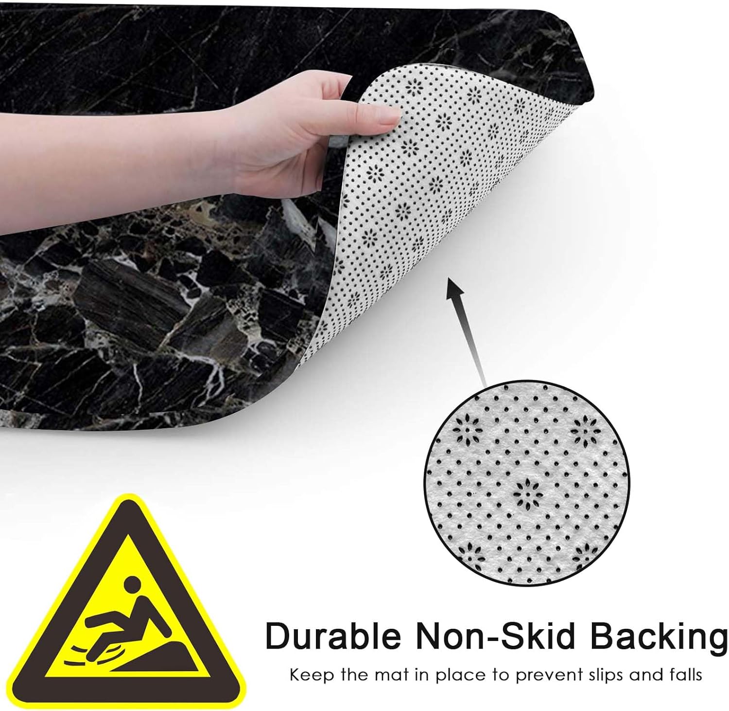 puseky Juego de 3 tapetes de baño, súper absorbentes y ultra suaves, antideslizantes y lavables, incluye alfombra, tapete de inodoro en forma de U y