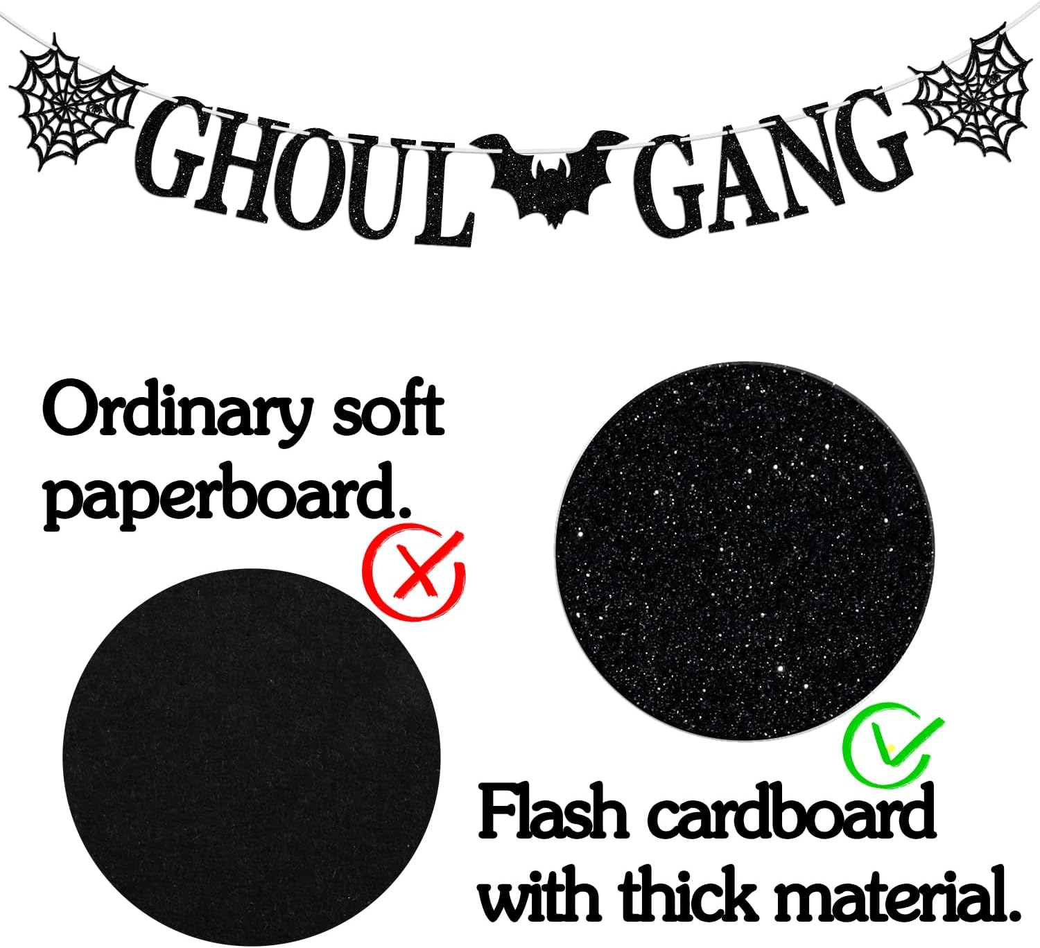 Cartel de Ghoul Gang, accesorios para fotos de fiesta de noche de Halloween, temática de fantasmas de terror, suministros de decoración de fiesta de